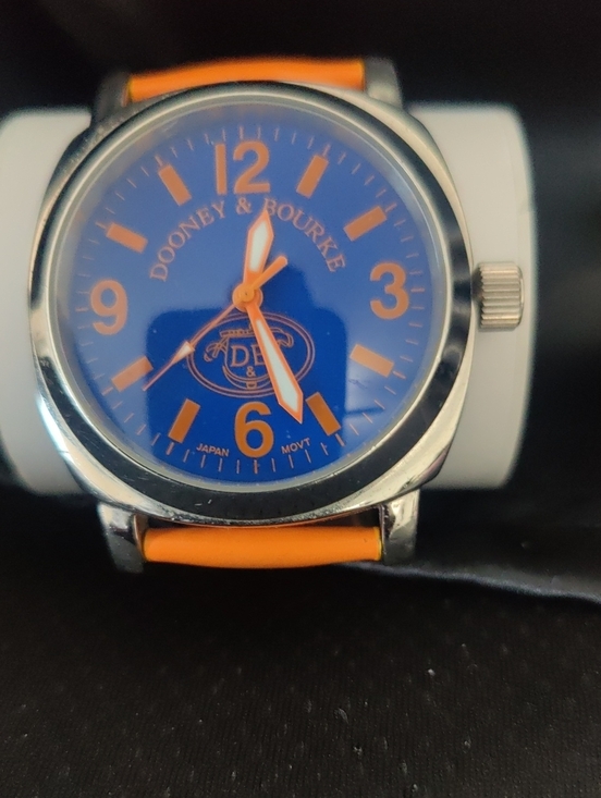 Dooney & Bourke Other - Dooney & Bourke Men’s Blue & Orange Casual Watch Working Battery Good Condition